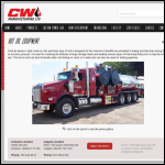 Screen shot of the Cw Recovery Ltd website.