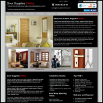 Screen shot of the Door Supplies Online Ltd website.