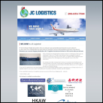 Screen shot of the Jcd Logistics Ltd website.