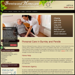 Screen shot of the Compassionate Homecare Ltd website.