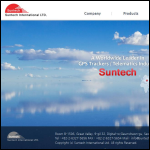 Screen shot of the Suntech It Ltd website.