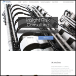Screen shot of the Insight Risk Consulting Ltd website.