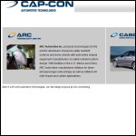 Screen shot of the Cap Automotive Ltd website.