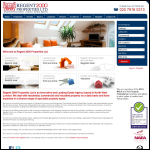 Screen shot of the Regent Letting & Property Management Ltd website.
