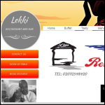 Screen shot of the Lekki Restaurant Ltd website.