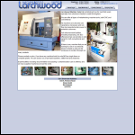 Screen shot of the Larchwood Machine Tools Ltd website.