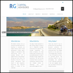 Screen shot of the Rg Tax & Services Ltd website.