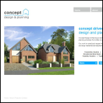 Screen shot of the Concept Design & Planning Ltd website.