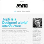 Screen shot of the Joph Broadcast Graphics Ltd website.