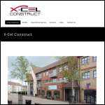 Screen shot of the Xcel Construction Ltd website.