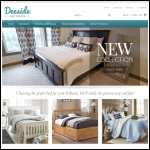 Screen shot of the Deeside Bed Centre Ltd website.