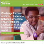 Screen shot of the Challenge Partners website.