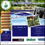 Screen shot of the The Meadow Community Primary School Academy Trust website.