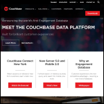 Screen shot of the Couchbase Ltd website.