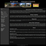 Screen shot of the Par Productions Ltd website.
