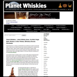 Screen shot of the Planet Whisky Ltd website.