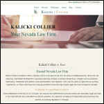 Screen shot of the Mark Collier Ltd website.