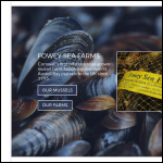 Screen shot of the Fowey Sea Farms Ltd website.