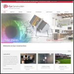 Screen shot of the Eyeconstruction Ltd website.