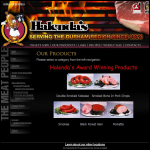 Screen shot of the Helinda Ltd website.