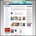 Screen shot of the Redwood Strip Curtains Ltd website.