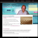 Screen shot of the Amazing Mindz Ltd website.