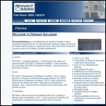 Screen shot of the Pennant Buildings website.