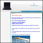 Screen shot of the Online Rollers Ltd website.