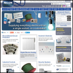 Screen shot of the Recon Electrical Ltd website.