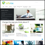 Screen shot of the Inforox Ltd website.