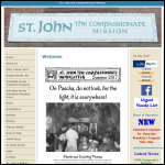 Screen shot of the The Mission Community of St John's Kingston Bridge website.