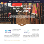 Screen shot of the Angel Canteen Ltd website.