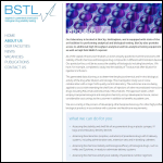 Screen shot of the Biopharma Stability Testing Laboratory Ltd website.
