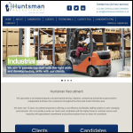 Screen shot of the Huntsman Recruitment Ltd website.