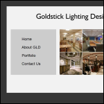 Screen shot of the Goldstick Ltd website.