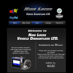 Screen shot of the Vehicle Dismantlers Ltd website.