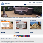 Screen shot of the Ideal Home Driveways Ltd website.