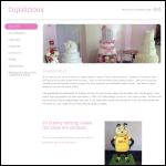 Screen shot of the Cupalicious Ltd website.