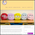 Screen shot of the Toucan for Children Cic website.