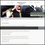 Screen shot of the Regents Personnel Ltd website.