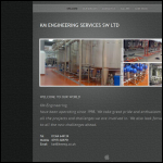 Screen shot of the Engineering Services (Sw) Ltd website.