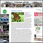 Screen shot of the Freedom Victory Centre -edm website.