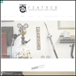 Screen shot of the Feather Cycles Ltd website.