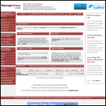 Screen shot of the Compare the Bookie Ltd website.
