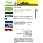 Screen shot of the Communities First Wessex website.
