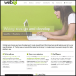 Screen shot of the Webigi website.