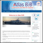 Screen shot of the Atlas B2B Ltd website.