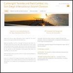 Screen shot of the Cartwright Contract Services website.