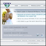 Screen shot of the Geemx Ltd website.