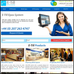 Screen shot of the Etill Epos Ltd website.